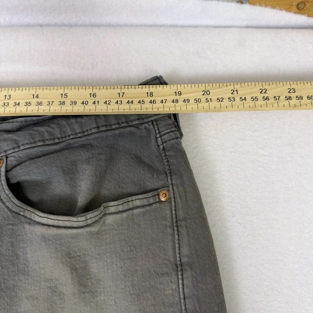 Levi's‎ Mens 505 Regular Fit Grey Denim Jeans 38x34 2290 Straight Leg Workwear